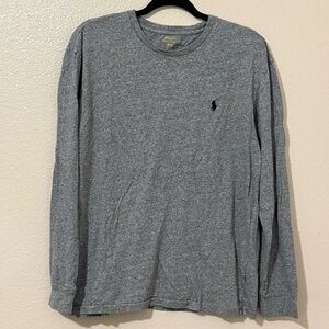 Polo by Ralph Lauren Heather Gray Long Sleeve Tee